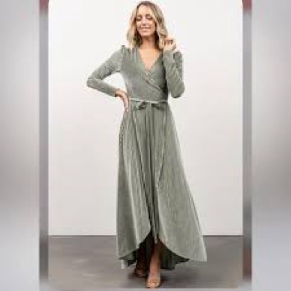 Baltic Born Sage Green Maxi Dress